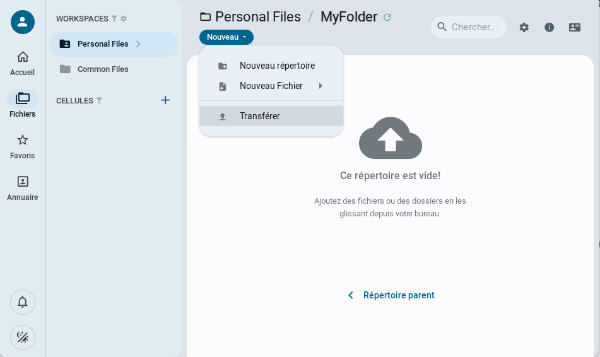 téléverser un document